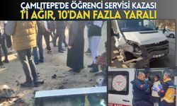 Çamlıtepe’de Öğrenci Servisi Kazası: 1’i Ağır, 10'dan Fazla Yaralı