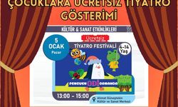 Çocuklara Ücretsiz Tiyatro Gösterimi