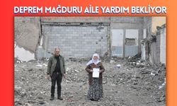 Deprem Mağduru Aile Yardım Bekliyor