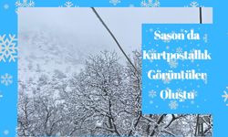 Sason’da Kartpostallık Görüntüler Oluştu