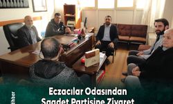 Eczacılar Odasından Saadet Partisine Ziyaret