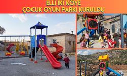 Elli İki Köye Çocuk Oyun Parkı Kuruldu