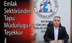 Emlak Sektöründen Tapu Müdürlüğü'ne Teşekkür