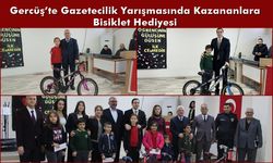 Gercüş’te Gazetecilik Yarışmasında Kazananlara Bisiklet Hediyesi