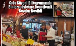 Gıda Güvenliği Kapsamında Binlerce İşletme Denetlendi, Cezalar Kesildi