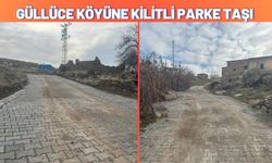 Güllüce Köyüne Kilitli Parke Taşı