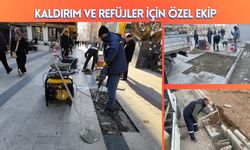 Kaldırım ve Refüjler İçin Özel Ekip