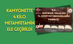 Kamyonette 4 Kilo Metamfetamin Ele Geçirildi