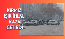 Kırmızı ışık ihlali kaza getirdi