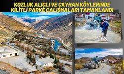 Kozluk Alıçlı ve Çayhan Köylerinde Kilit Parke Çalışmaları Tamamlandı