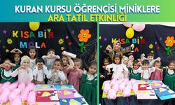 Kuran Kursu Öğrencisi Miniklere Ara Tatil Etkinliği