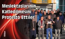 Meslektaşlarının Katledilmesini Protesto Ettiler