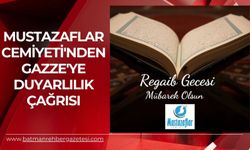 Mustazaflar Cemiyeti'nden Gazze'ye Duyarlılık Çağrısı