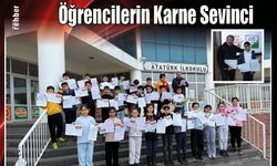 Öğrencilerin Karne Sevinci