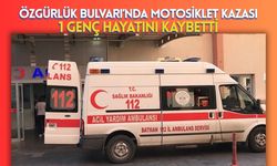 Özgürlük Bulvarı’nda Motosiklet Kazası: 1 Genç Hayatını Kaybetti