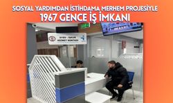 Sosyal Yardımdan İstihdama Merhem Projesiyle 1967 Gence İş İmkânı