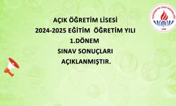 Öğretim Lisesi (AÖL) Sınav Sonuçları Açıklandı!