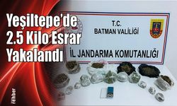 Yeşiltepe’de 2.5 Kilo Esrar Yakalandı