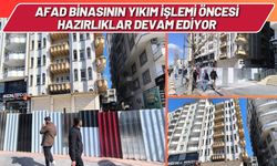 AFAD Binasının Yıkım İşlemi Öncesi Hazırlıklar Devam Ediyor