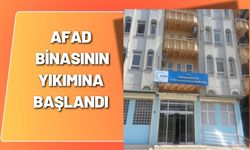 AFAD Binasının Yıkımına Başlandı