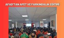 Afad’tan Afet Ve Farkındalık Eğitimi