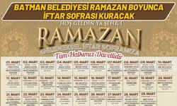 Batman Belediyesi Ramazan Boyunca İftar Sofrası Kuracak