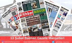 Batman Gazete Manşetleri 13 Şubat 2025