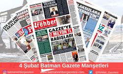 Batman Gazete Manşetleri 4 Şubat 2025