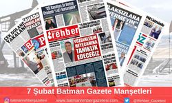 Batman Gazete Manşetleri 7 Şubat 2025