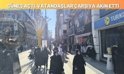 Batman’da Güneş Açtı, Vatandaşlar Çarşıya Akın Etti