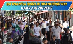 Batman'da İşsizlik Oranı Düşüyor Hakkari Zirvede