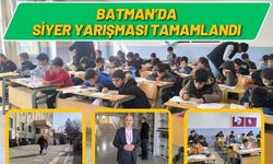 Batman’da Siyer Yarışması Tamamlandı