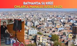 Batman'da Su Krizi Onlarca Mahalle Susuz Kaldı