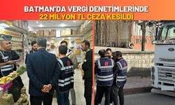 Batman’da Vergi Denetimlerinde 22 Milyon TL Ceza Kesildi