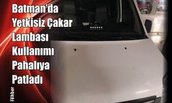 Batman'da Yetkisiz Çakar Lambası Kullanımı Pahalıya Patladı