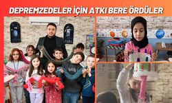 Depremzedeler İçin Atkı Ördüler