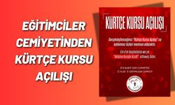 Eğitimciler Cemiyetinden Kürtçe Kursu Açılışı