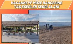 Hasankeyf Müze Bahçesine Taş Eserler Sergi Alanı