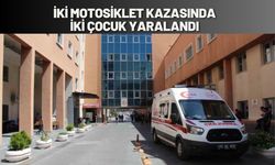 İki Motosiklet Kazasında İki Çocuk Yaralandı