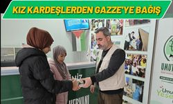 Kız Kardeşlerden Gazze'ye Bağış