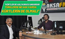 Kürtler de Asli Kurucu Unsurdur Türklerde Ne Hak Varsa Kürtlerin de Olmalı