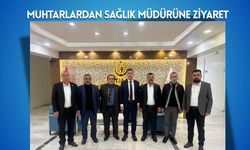 Muhtarlardan Sağlık Müdürü Solmaz’a Ziyaret