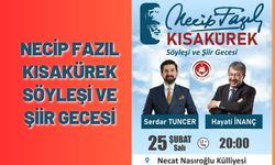 Necip Fazıl Kısakürek Söyleşi ve Şiir Gecesi