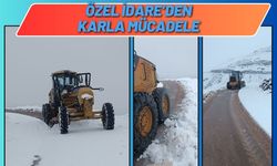 Özel İdare’den Karla Mücadele