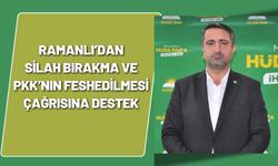 Ramanlı’dan Silah Bırakma ve PKK’nın Feshedilmesi Çağrısına Destek