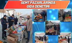 Semt pazarlarında gıda denetimi