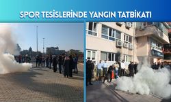 Spor Tesislerinde Yangın Tatbikatı Gerçekleştirildi