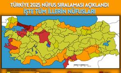 Türkiye 2025 İl Nüfus Sıralaması Açıklandı İşte Tüm İllerin Nüfusları