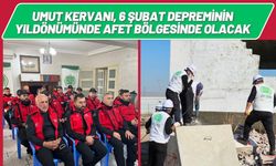 Umut Kervanı, 6 Şubat Depreminin Yıldönümünde Afet Bölgesinde Olacak