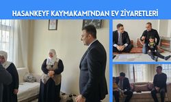 Hasankeyf Kaymakamı'ndan Ev Ziyaretleri